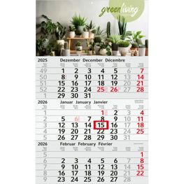 Produktabbildung 3-Monatskalender Budget 3 Recycling, rot (Einblatt) 3-Monatskalender Budget 3 Recycling, rot (Einblatt)