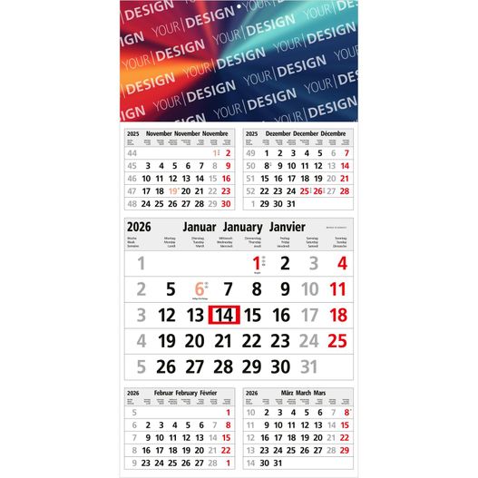 5-Monatskalender Commerce 5 Post Bestseller (Einblatt) (Bild 1)