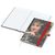 Notizbuch Match-Book White Bestseller, A5, Cover-Star, matt-individuell, rot (Bild 2)