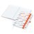 Notizbuch Match-Book White Bestseller, A5, Natura, individuell, orange