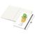 Notizbuch Match-Book, A4, Cover-Star Recycling-Matt, silbergrau (Bild 2)