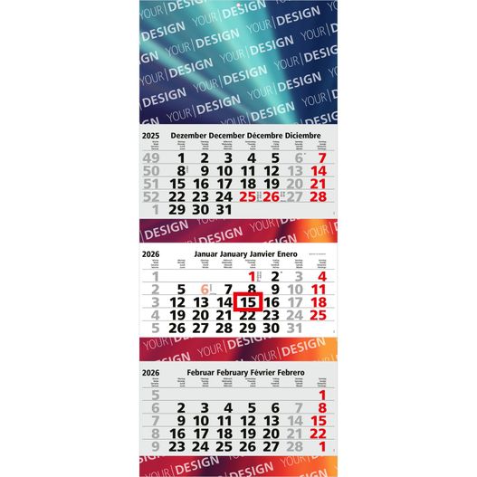 Produktabbildung 3-Monatskalender Maxi 3 Post Bestseller (Mehrblock) 3-Monatskalender Maxi 3 Post Bestseller (Mehrblock) (Bild 1)