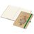 Notizbuch Match-Book Creme Bestseller, A4, Natura, braun-individuell, grün (Bild 2)