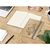 Notizbuch Match-Book Creme Bestseller, A5, Natura, braun-individuell, silbergrau (Bild 2)