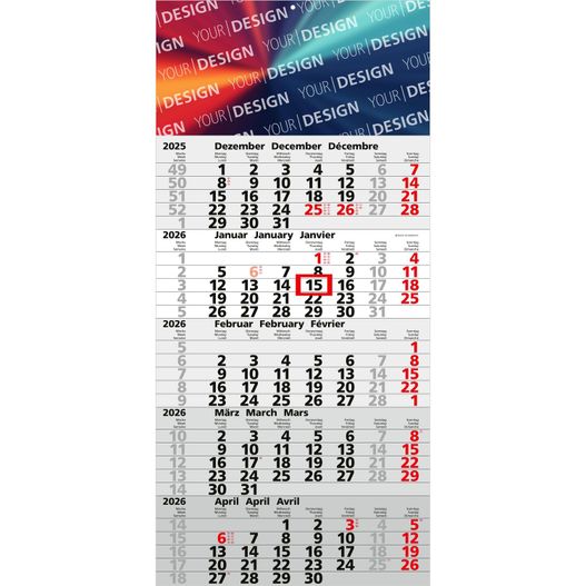 Produktabbildung 5-Monatskalender Quintus 5 Bestseller (Einblatt) 5-Monatskalender Quintus 5 Bestseller (Einblatt) (Bild 1)
