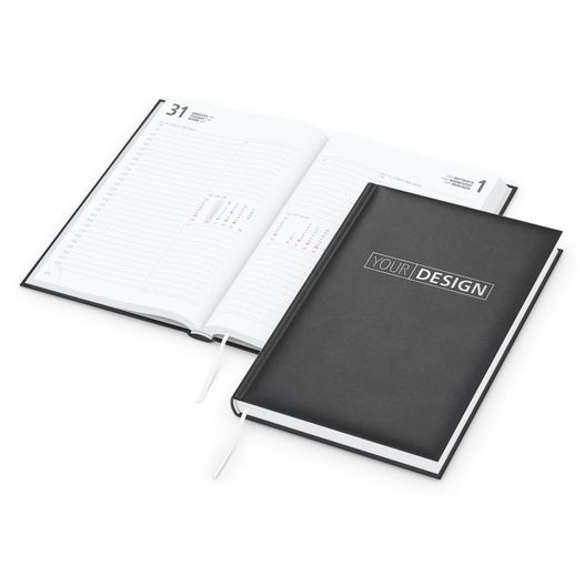 Buchkalender Image Bestseller inkl. Silberprägung, schwarz (Bild 1)