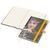 Notizbuch Match-Book Creme Bestseller, A5, Cover-Star, gloss-individuell, gelb (Bild 2)