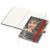 Notizbuch Match-Book, A5, Natura Recycling, rot (Bild 2)