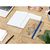 Notizbuch Match-Book White Bestseller, A5, Natura, braun-individuell, mittelblau (Bild 2)