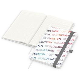 Notizbuch Match-Book, A5, Cover-Star Recycling-Matt, silbergrau