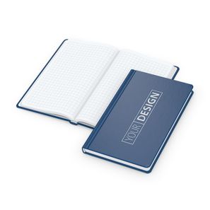 Notizbuch Easy-Book Basic Bestseller, Pocket, dunkelblau inkl. Silberprägung