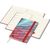 Wochenplaner Match-Hybrid Creme Bestseller, Cover-Star matt, rot