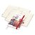 Wochenplaner Match-Hybrid Creme Bestseller, Cover-Star matt, rot (Bild 2)