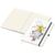 Notizbuch Match-Book Creme Bestseller, A4, Natura, individuell, silbergrau (Bild 2)