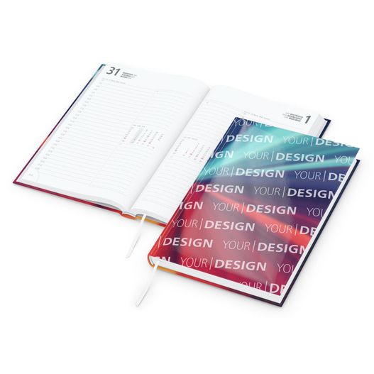 Produktabbildung Buchkalender Image Bestseller inkl. 4C-Druck, gloss-individuell Buchkalender Image Bestseller inkl. 4C-Druck, gloss-individuell (Bild 1)