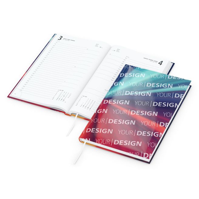 Buchkalender Basic Bestseller inkl. 4C-Druck, gloss-individuell