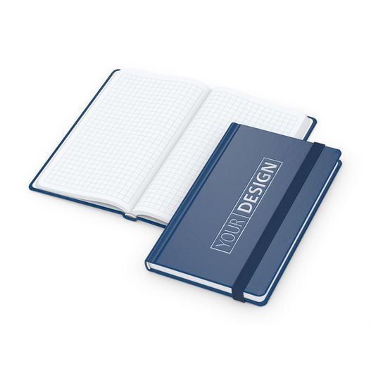 Produktabbildung Notizbuch Easy-Book Comfort Bestseller, Pocket, dunkelblau inkl. Silberprägung Notizbuch Easy-Book Comfort Bestseller, Pocket, dunkelblau inkl. Silberprägung (Bild 1)