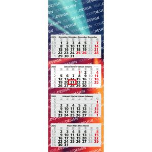 4-Monatskalender Quadro Light 4 Bestseller, Benelux (Mehrblock)