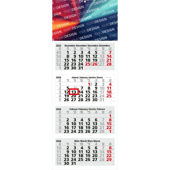 4-Monatskalender Forum Light 4 Bestseller (Mehrblock)
