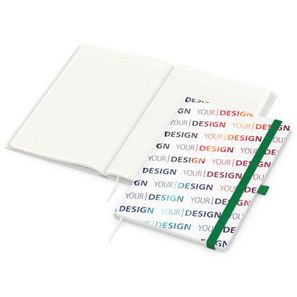 Notizbuch Match-Book, A4, Natura Recycling, grün