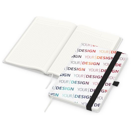 Notizbuch Match-Book, A5, Natura Recycling, schwarz (Bild 1)