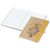 Notizbuch Match-Book White Bestseller, A4, Natura, braun-individuell, gelb (Bild 2)