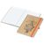Notizbuch Match-Book White Bestseller, A4, Natura, braun-individuell, orange (Bild 2)