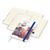 Wochenplaner Match-Hybrid Creme Bestseller, Cover-Star matt, mittelblau (Bild 2)