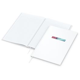 Produktabbildung Notizbuch Memo-Book Bestseller, A4, matt-weiß Notizbuch Memo-Book Bestseller, A4, matt-weiß