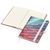 Notizbuch Match-Book Creme Bestseller, A5, Cover-Star, gloss-individuell, weiß