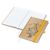 Notizbuch Match-Book White Bestseller, A5, Natura, braun-individuell, gelb (Bild 2)
