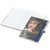 Notizbuch Match-Book White Bestseller, A4, Cover-Star, gloss-individuell, mittelblau (Bild 2)
