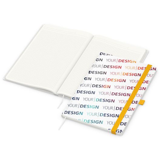 Produktabbildung Notizbuch Match-Book, A4, Natura Recycling, gelb Notizbuch Match-Book, A4, Natura Recycling, gelb (Bild 1)