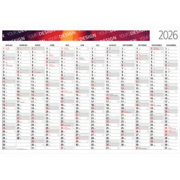 Produktabbildung Wandplaner Cosmos Bestseller, gefalzt auf A4 Wandplaner Cosmos Bestseller, gefalzt auf A4