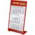 Tischkalender Desktop 3 Color Bestseller, 2 Jahre, rot (Bild 3)