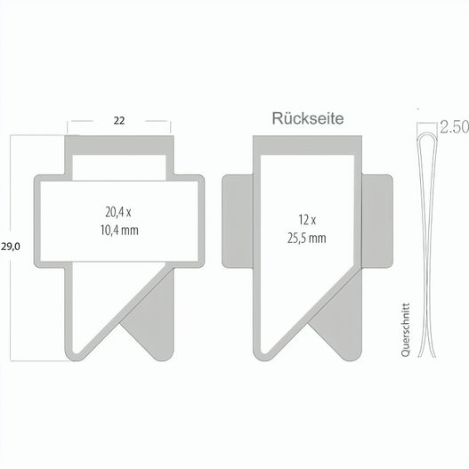ROMINOX® Vegane Filztasche // Relana (Bild 1)