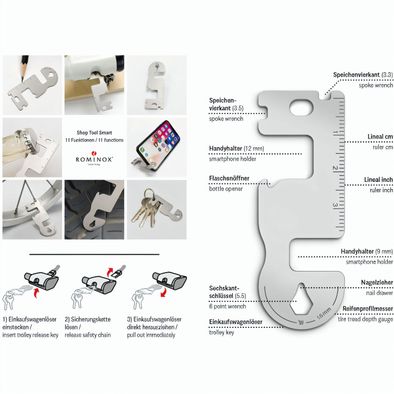 ROMINOX® Shop Tool // Smart - 11 Funktionen