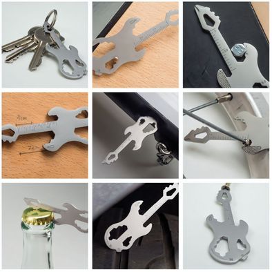 ROMINOX® Key Tool // Guitar - 19 Funktionen