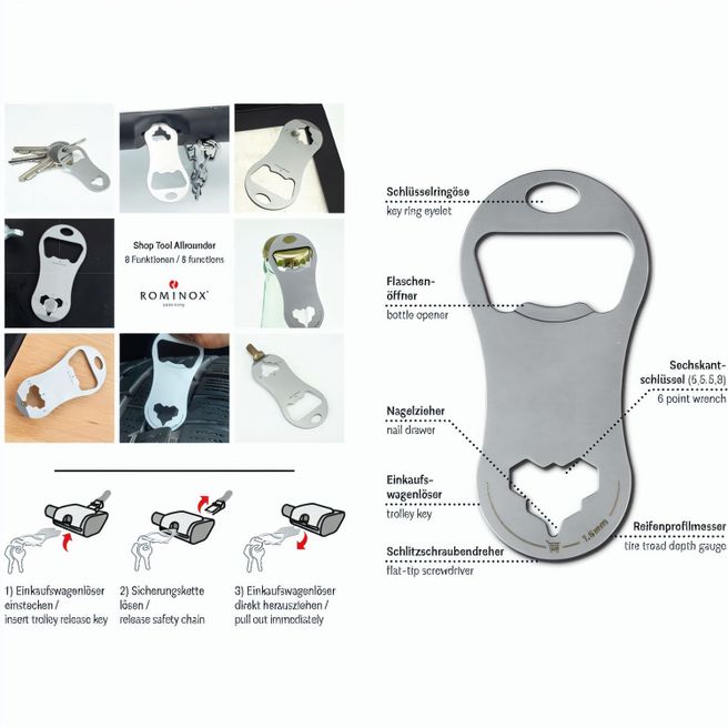 ROMINOX® Shop Tool // Allrounder - 8 Funktionen