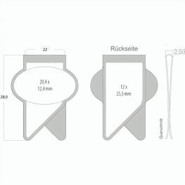 ROMINOX® Vegane Filztasche // Dupla