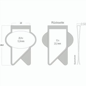 ROMINOX® Vegane Filztasche // Dupla