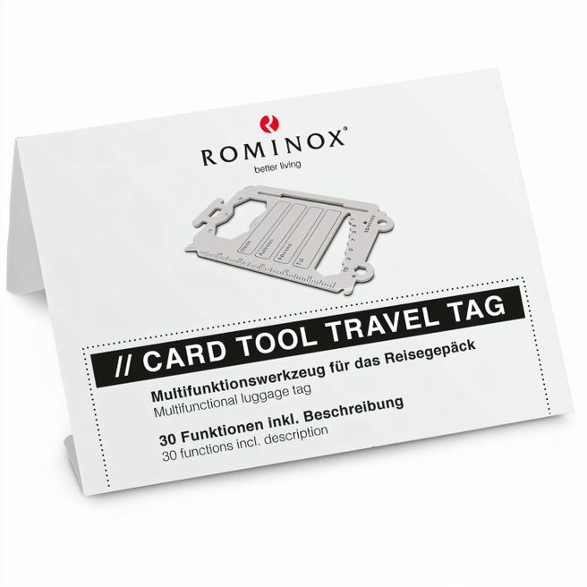 ROMINOX® Card Tool // Travel Tag - 30 Funktionen
