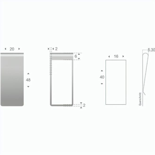 ROMINOX® Straight Clip XL