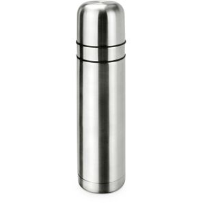 Isolierkanne // Cup in Cup - mit 2 Deckeln - Silber