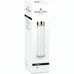 ROMINOX® Isolierkanne // Cup in Cup - mit 2 Deckeln - Silber