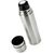Isolierkanne // Cup in Cup - mit 2 Deckeln - Silber (Bild 2)