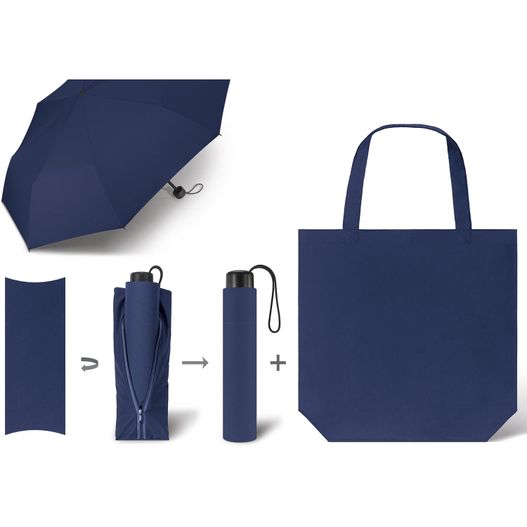 Produktabbildung Taschenschirm mit Einkaufstasche SCHIRM & SHOPPER Taschenschirm mit Einkaufstasche SCHIRM & SHOPPER (Bild 1)