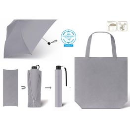 Produktabbildung Taschenschirm mit Einkaufstasche SCHIRM & SHOPPER RPET Taschenschirm mit Einkaufstasche SCHIRM & SHOPPER RPET