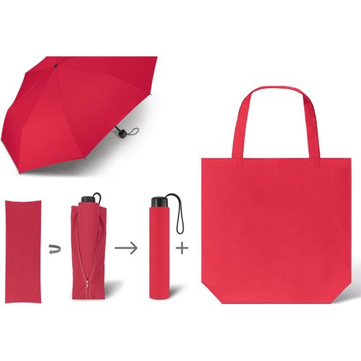 Taschenschirm mit Einkaufstasche SCHIRM & SHOPPER (Bild 1)