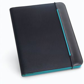 FITZGERALD. A4 Schreibmappe aus PU und 800D mit linierte Seiten Schreibblock